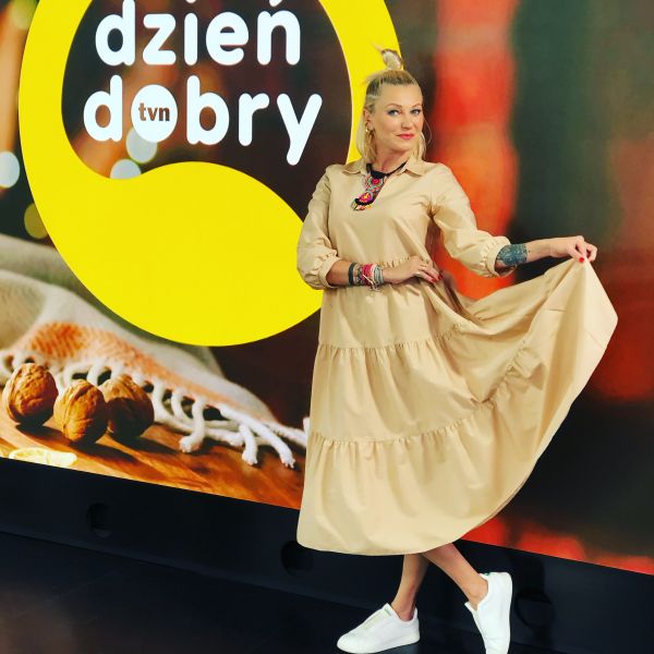Prowadząca kącik kulinarny ,,DZIEŃ DOBRY TVN